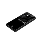 cnofeusd confused black back phone cover | glass case for samsung galaxy s24 fe