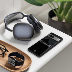 Cnofeusd Confused Black Phone Cover | Glass Case