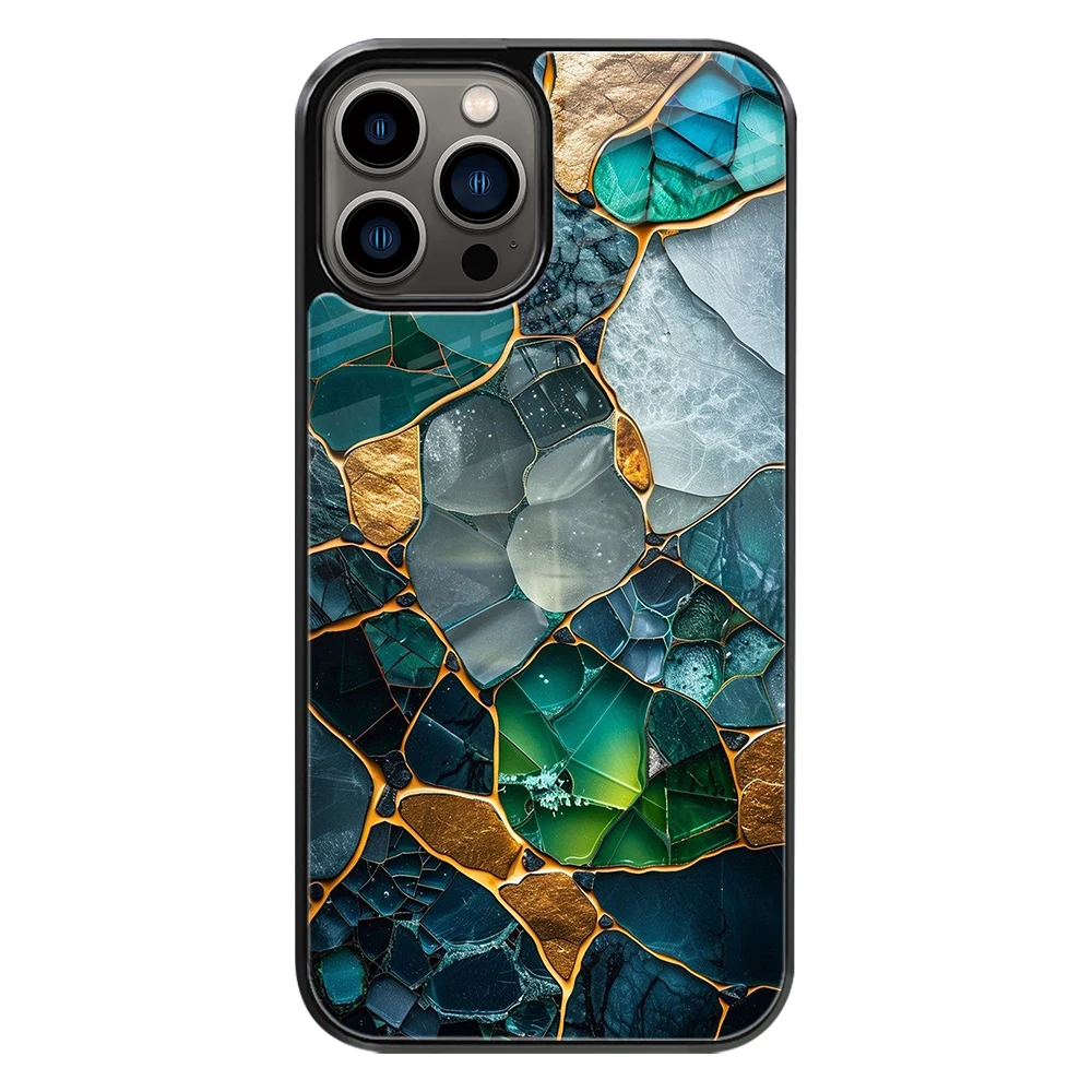 Premium Glass Back Mobile Phone Cover for iPhone, Samsung, OnePlus, Google Pixel, Redmi, Oppo, Vivo & Realme