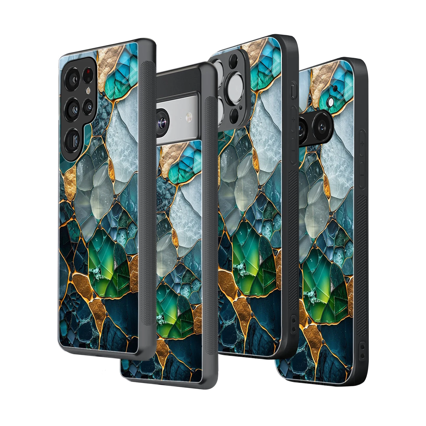 Stylish Glass Back Case for All Smartphones iPhone, Samsung, OnePlus, Pixel, Redmi, Oppo, Vivo, Motorola