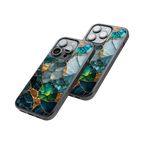 Protective Glass Back Phone Case Compatible with iPhone, Samsung, OnePlus, Pixel & More