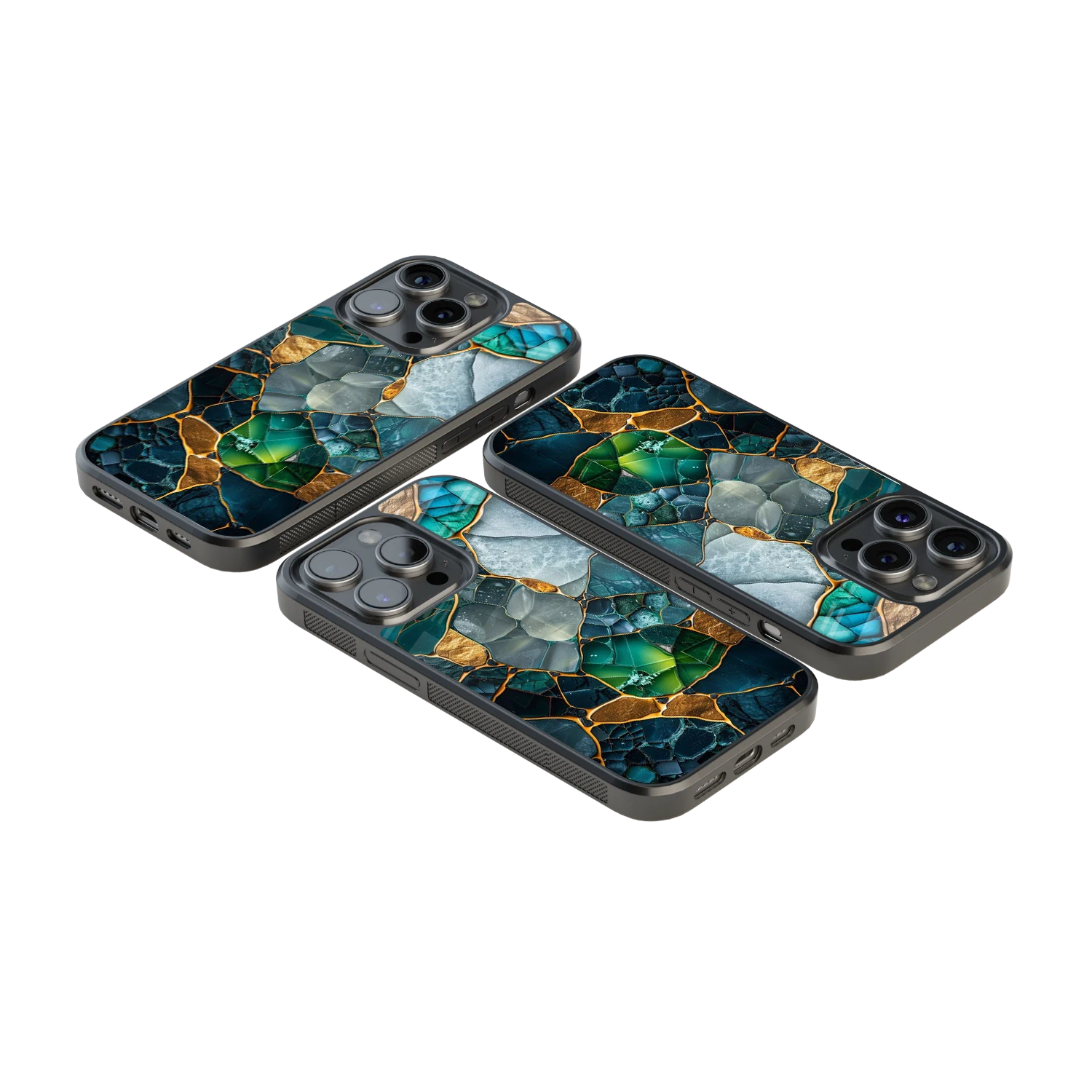 Luxury Glass Back Mobile Cover for iPhone, Samsung Galaxy, OnePlus, Pixel, Redmi & More