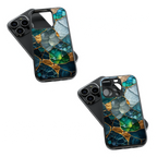 Trendy Glass Back Mobile Case for iPhone, Samsung, Redmi, OnePlus, Google Pixel, Motorola