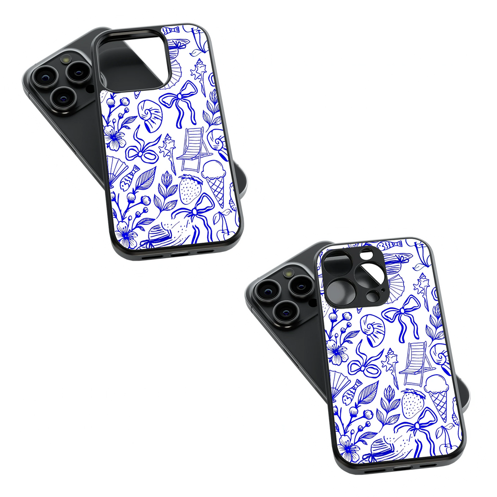 Trendy Glass Back Mobile Case for iPhone, Samsung, Redmi, OnePlus, Google Pixel, Motorola