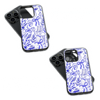 Trendy Glass Back Mobile Case for iPhone, Samsung, Redmi, OnePlus, Google Pixel, Motorola
