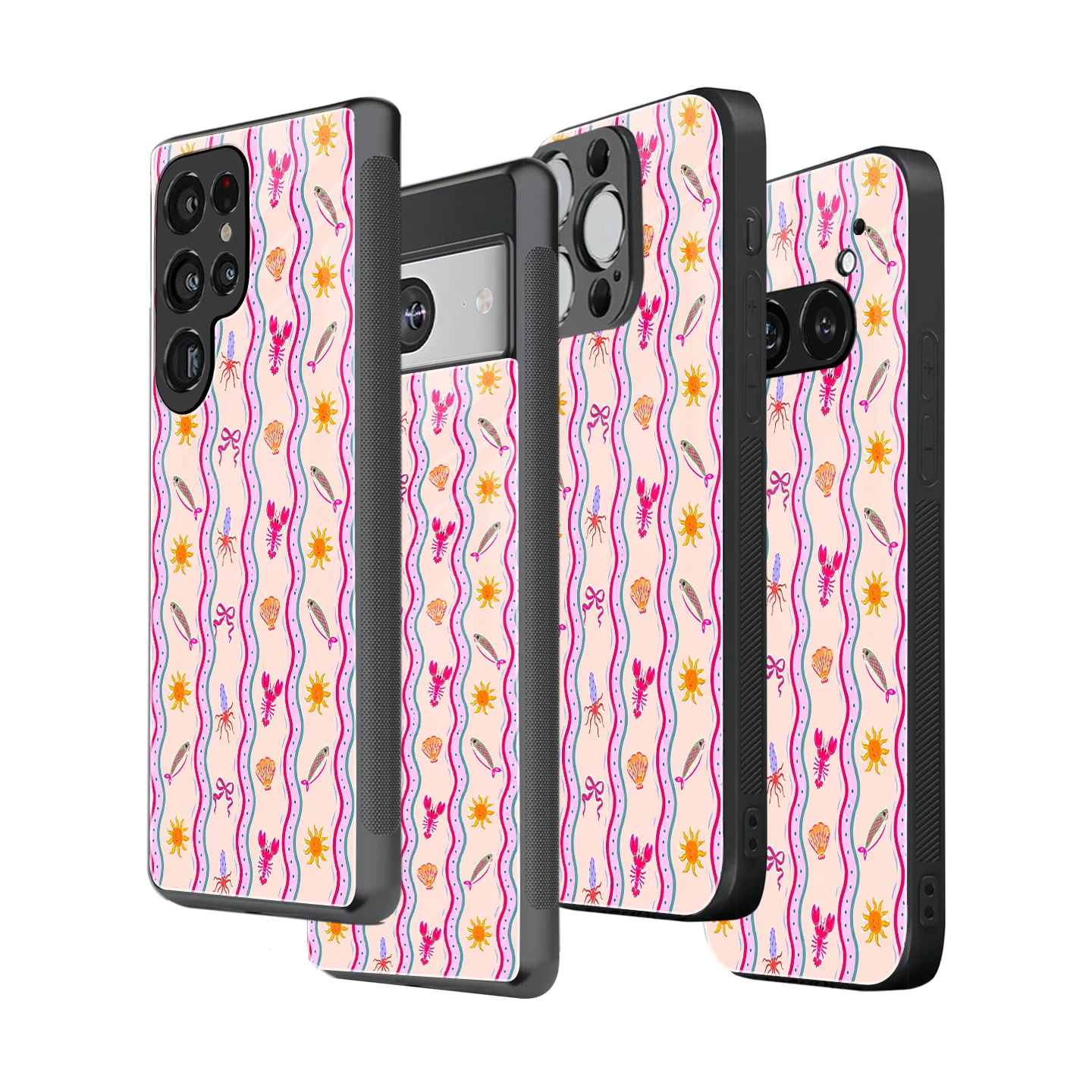 Stylish Glass Back Case for All Smartphones iPhone, Samsung, OnePlus, Pixel, Redmi, Oppo, Vivo, Motorola