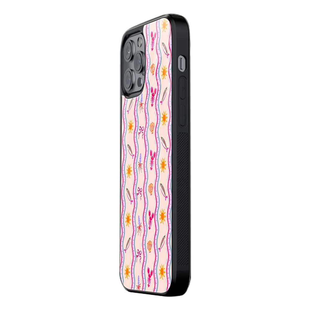 Slim Glass Back Phone Case for Multiple Brands iPhone, Samsung, Redmi, OnePlus, Oppo, Vivo