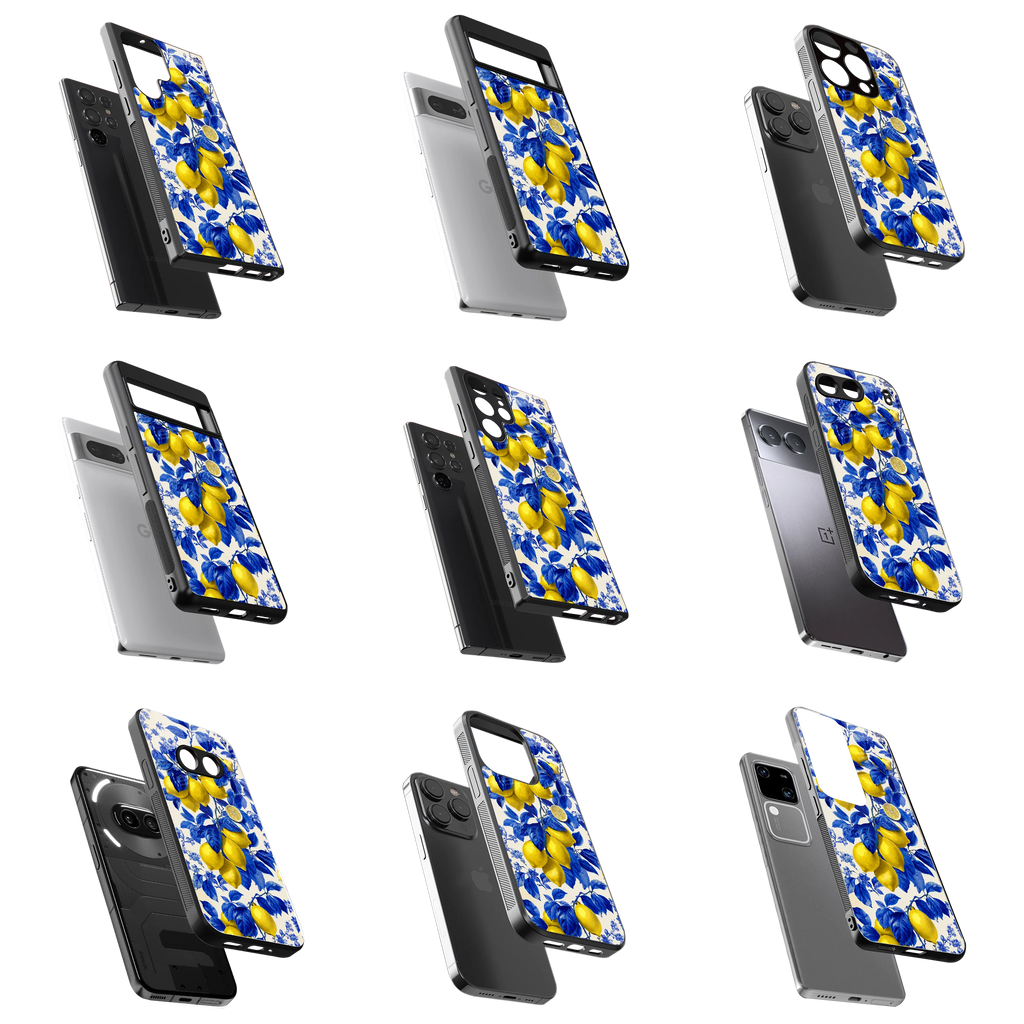 Durable Glass Back Mobile Case for iPhone, Samsung, OnePlus, Google Pixel, Redmi, Vivo, Oppo