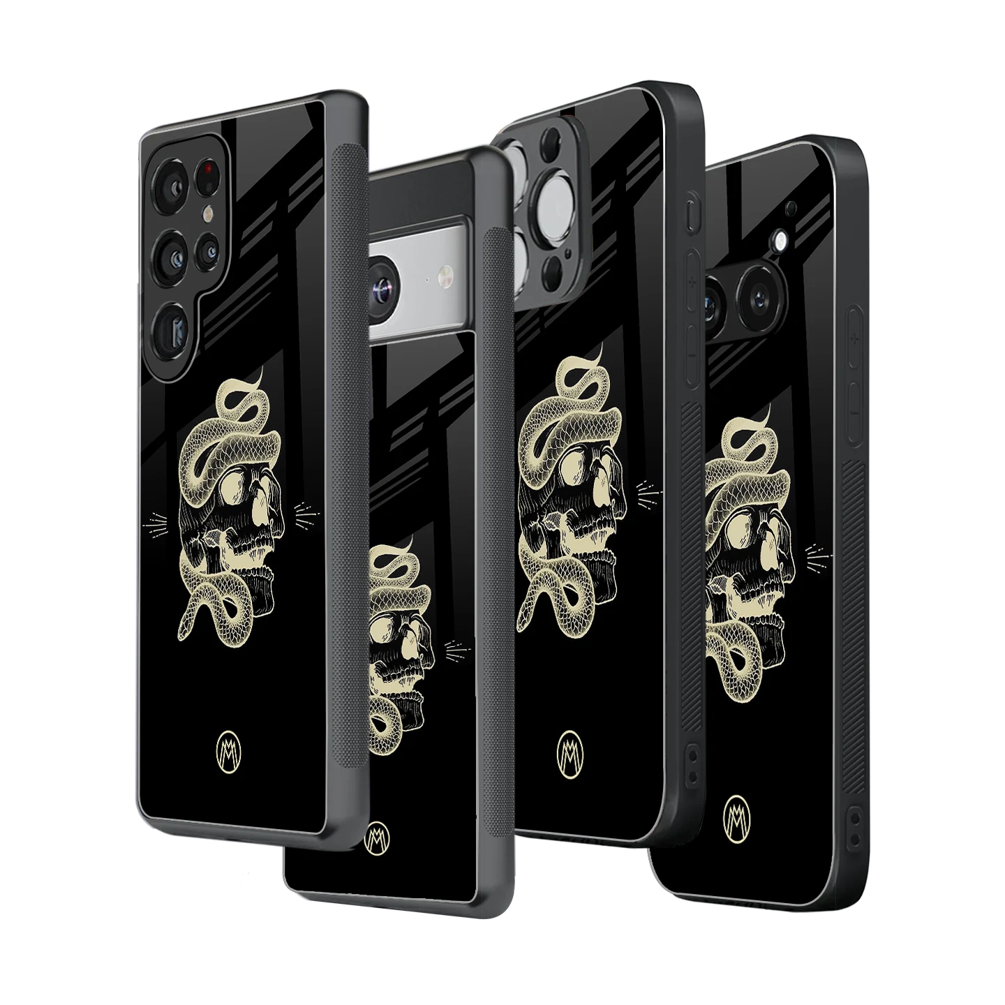 Stylish Glass Back Case for All Smartphones iPhone, Samsung, OnePlus, Pixel, Redmi, Oppo, Vivo, Motorola