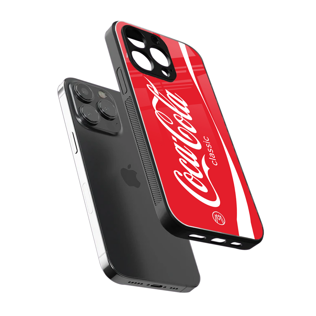 coca cola classic back phone cover | glass case for iphone 13 pro max
