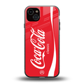coca cola classic back phone cover | glass case for iphone 15 plus