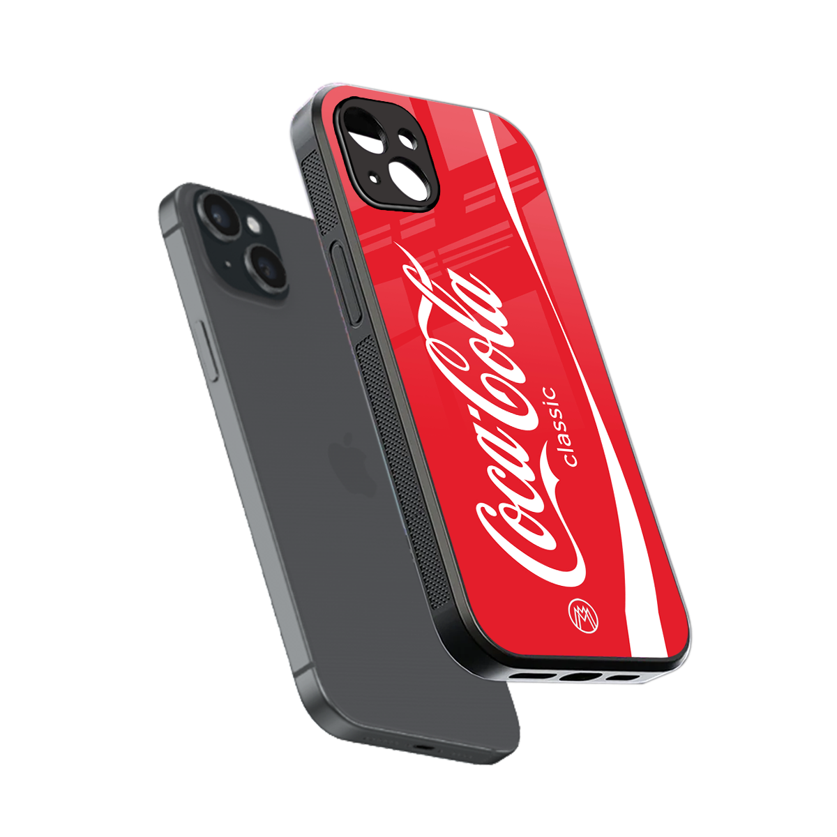 coca cola classic back phone cover | glass case for iphone 14 plus