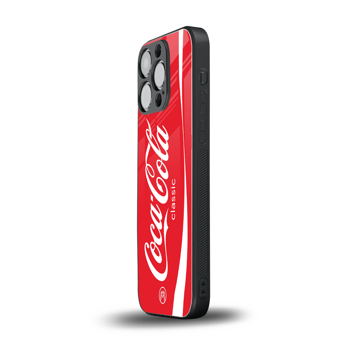 coca cola classic back phone cover | glass case for iphone 15 pro