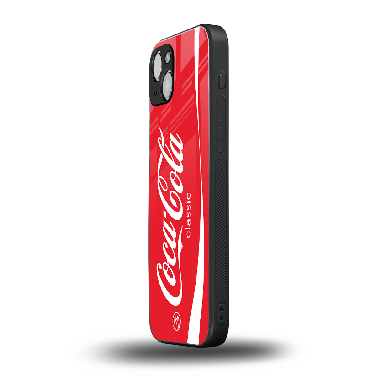 coca cola classic back phone cover | glass case for iphone 15