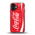 coca cola classic back phone cover | glass case for iphone 16