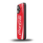 coca cola classic back phone cover | glass case for iphone 16