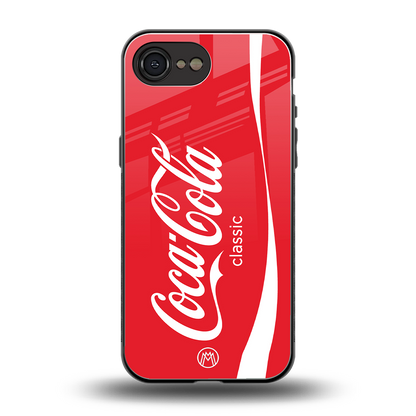 coca cola classic back phone cover | glass case for iphone 16e