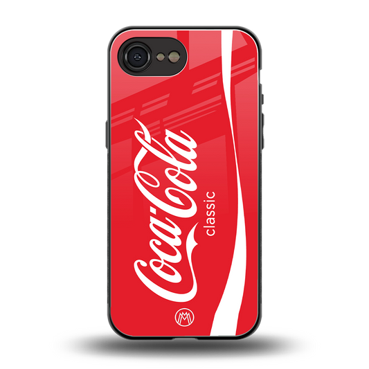 coca cola classic back phone cover | glass case for iphone 16e