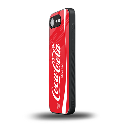 coca cola classic back phone cover | glass case for iphone 16e