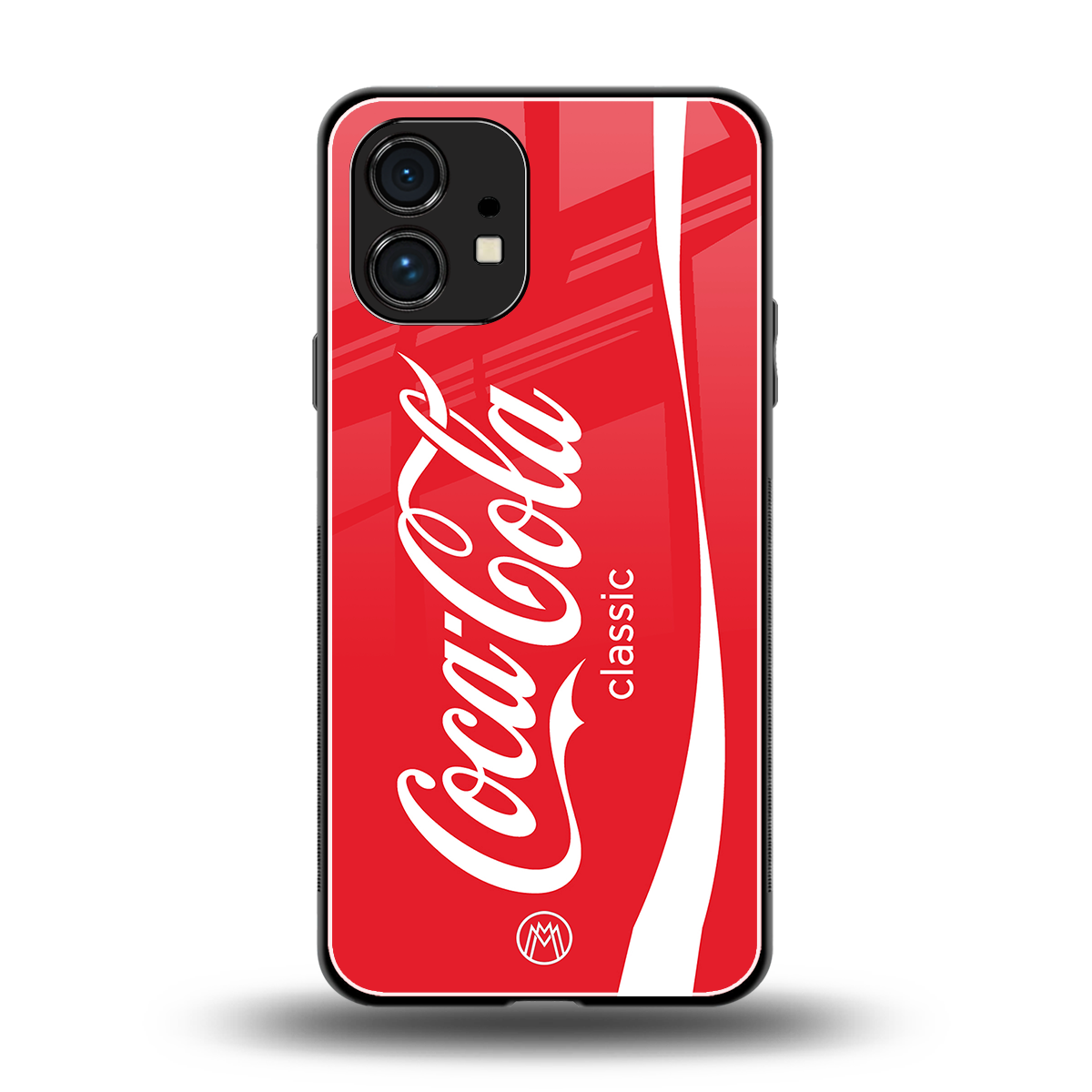 coca cola classic back phone cover | glass case for nothing phone 1