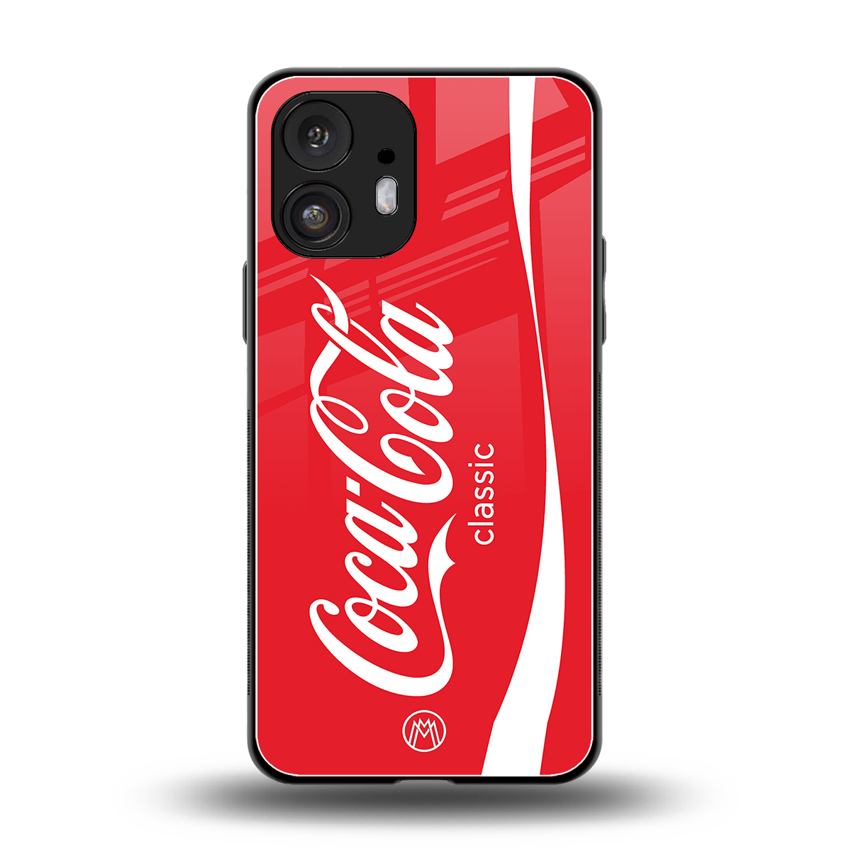 coca cola classic back phone cover | glass case for nothing phone 2