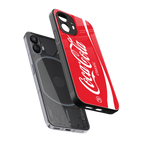 coca cola classic back phone cover | glass case for nothing phone 2