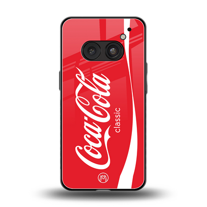 coca cola classic back phone cover | glass case for nothing phone 2a