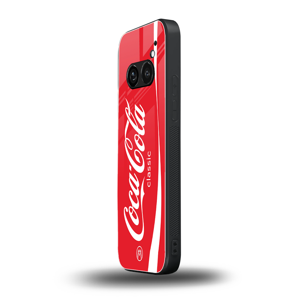 coca cola classic back phone cover | glass case for nothing phone 2a