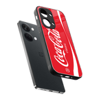 coca cola classic back phone cover | glass case for oneplus nord 3