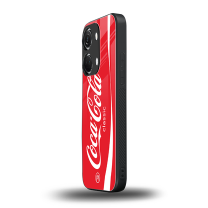 coca cola classic back phone cover | glass case for oneplus nord 3