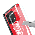 coca cola classic back phone cover | glass case for oneplus nord 3