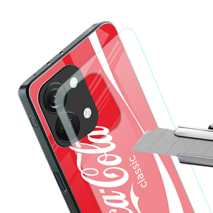 coca cola classic back phone cover | glass case for oneplus nord 3