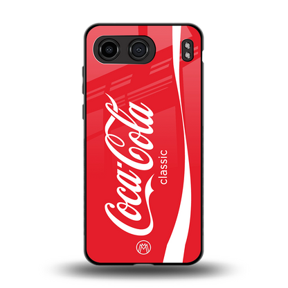 coca cola classic back phone cover | glass case for oneplus nord 4