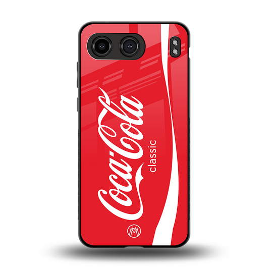 coca cola classic back phone cover | glass case for oneplus nord 4