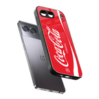 coca cola classic back phone cover | glass case for oneplus nord 4