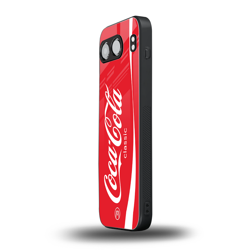 coca cola classic back phone cover | glass case for oneplus nord 4