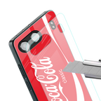 coca cola classic back phone cover | glass case for oneplus nord 4