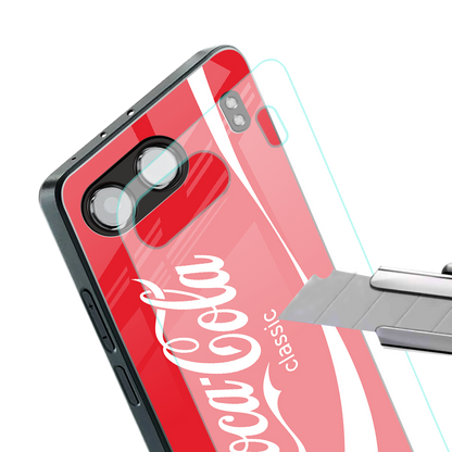 coca cola classic back phone cover | glass case for oneplus nord 4