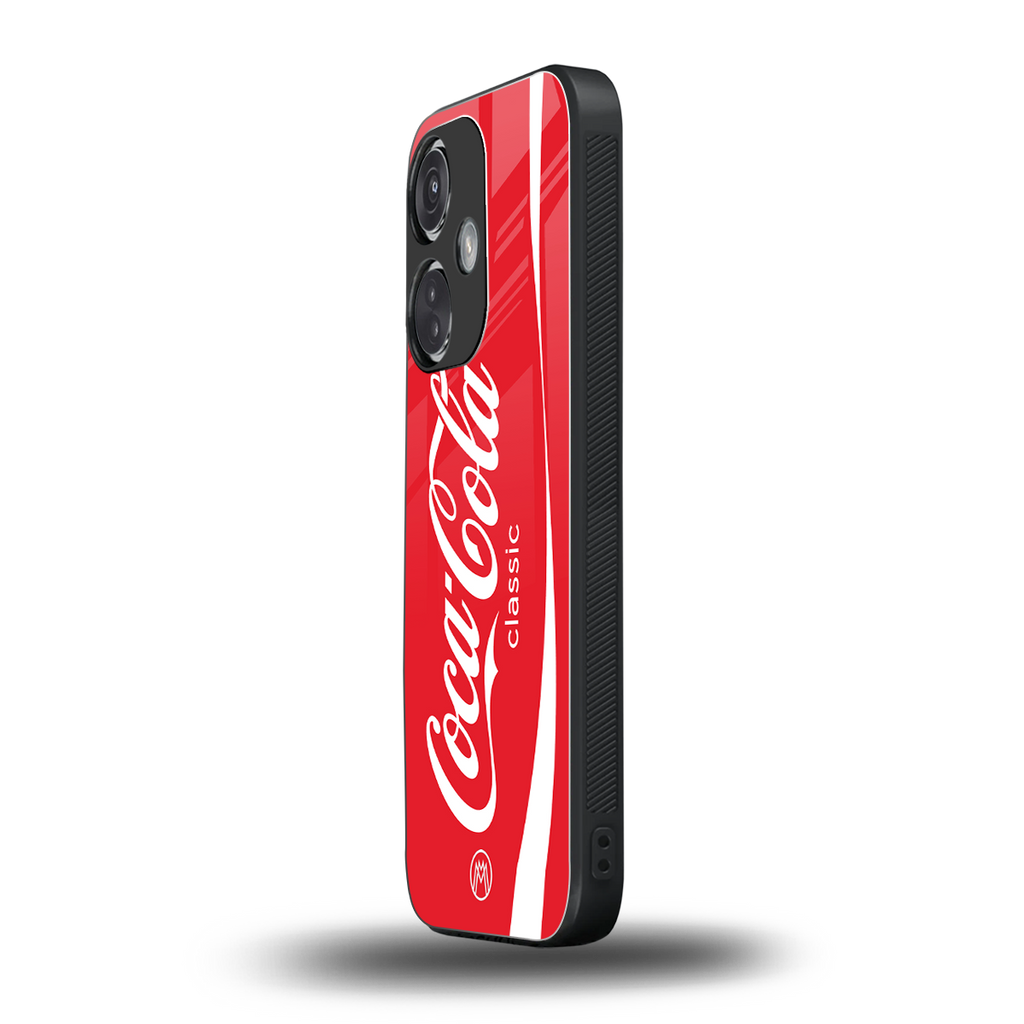 coca cola classic back phone cover | glass case for oneplus nord ce 3