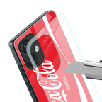 coca cola classic back phone cover | glass case for oneplus nord ce 3