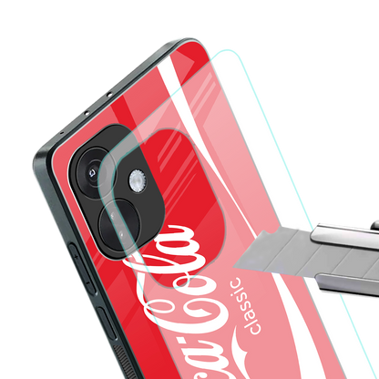 coca cola classic back phone cover | glass case for oneplus nord ce 3