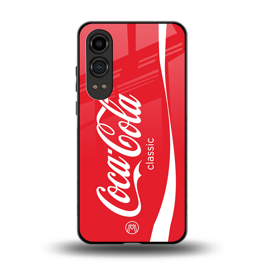 coca cola classic back phone cover | glass case for oneplus nord ce 4 lite