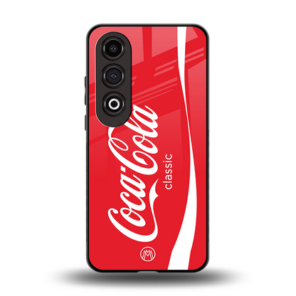 coca cola classic back phone cover | glass case for oneplus nord ce 4