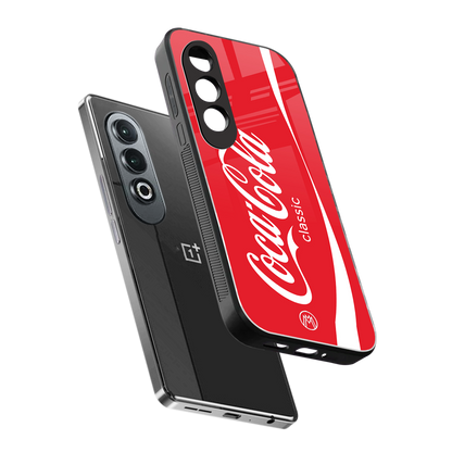 coca cola classic back phone cover | glass case for oneplus nord ce 4