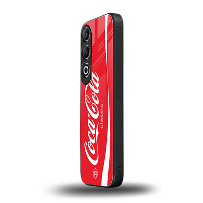 coca cola classic back phone cover | glass case for oneplus nord ce 4