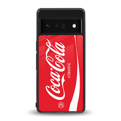 coca cola classic back phone cover | glass case for google pixel 6 pro