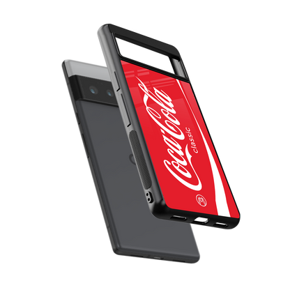 coca cola classic back phone cover | glass case for google pixel 6 pro