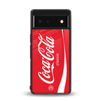 coca cola classic back phone cover | glass case for google pixel 6