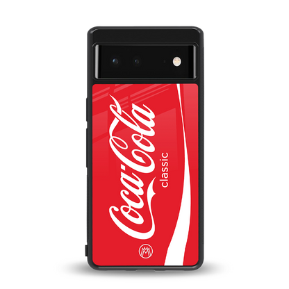 coca cola classic back phone cover | glass case for Google Pixel 6A