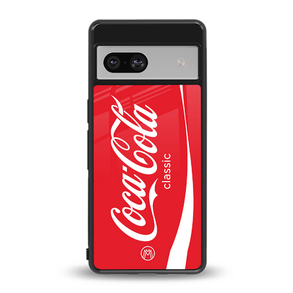 coca cola classic back phone cover | glass case for Google Pixel 7